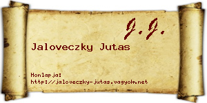 Jaloveczky Jutas névjegykártya